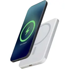Bild på Avis 5000 mAh magnetisk powerbank i RCS-återvunnet aluminium 