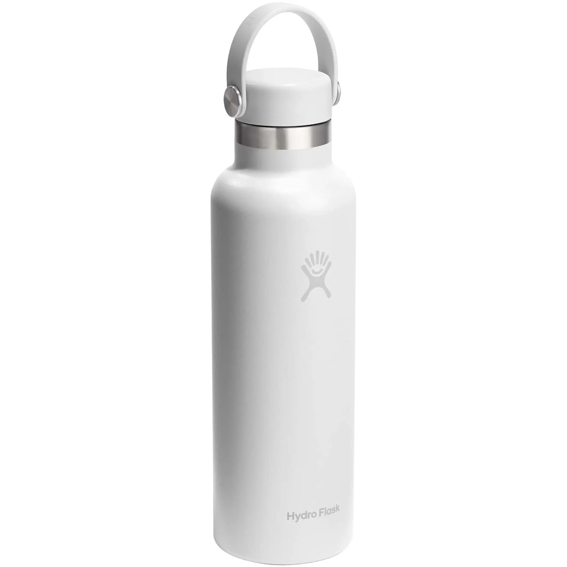 Bild på Hydra Flask Standard Mouth 621ml isolerad vattenflaska i rostfritt stål med lock med sugrör