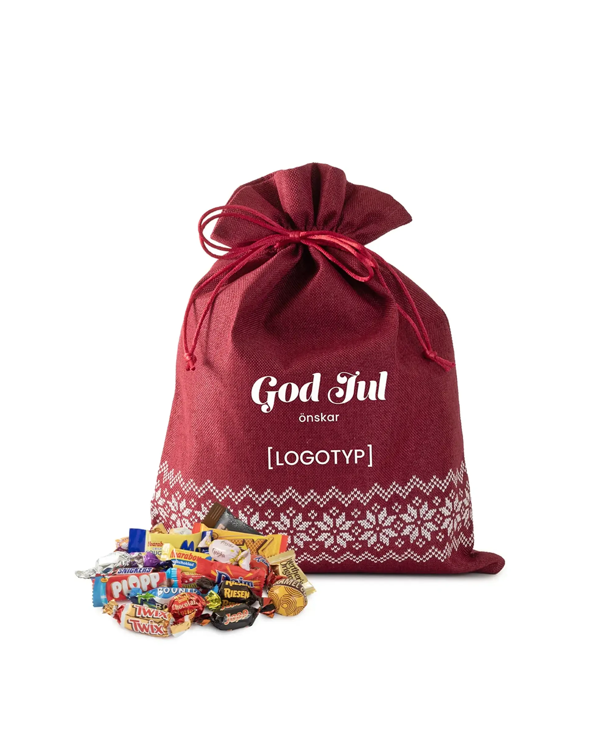 Julsäck röd stor (1,8kg)